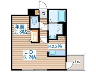 シャイニングドリ－ム山の手の物件間取画像